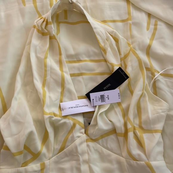 New Banana Republic Midi Dress – Yellow Lotus, Size 2P - Picture 5 of 6